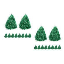 20Pièces Pompoms Vert Avec Pour Supporters