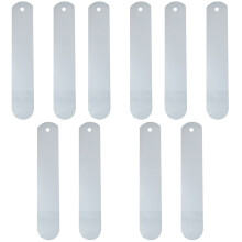 10Pièces Planchettes Aluminium Argentées Pour Sublimation