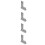 4Pièces Règle De Charpentier Argentée, Équerre Angle 90 Résistante 1
