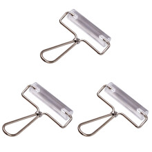 3Pièces Rouleau À Argile Argent Durable Pour Embossage Modélisme