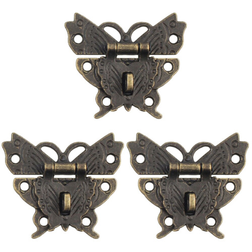6Pièces Loquets Pour Boîte En Bois Vintage Durable