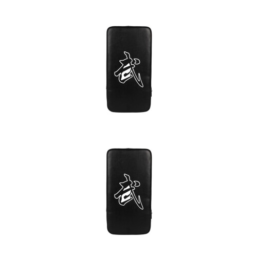 2Pièces Cible De Taekwondo Noire Avec , Protection Débutant