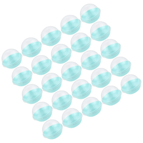 100Pièces Boîtes Scellées Bleu Domes Mini Cupcake