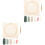 2Ensembles Ensemble DIY Punch Needle Kits Faciles En Bois Coton Assortis 1