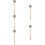 5Pièces Baguettes Percussion En Bois Gris Confortables Et Durables 1