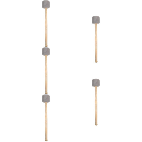5Pièces Baguettes Percussion En Bois Gris Confortables Et Durables