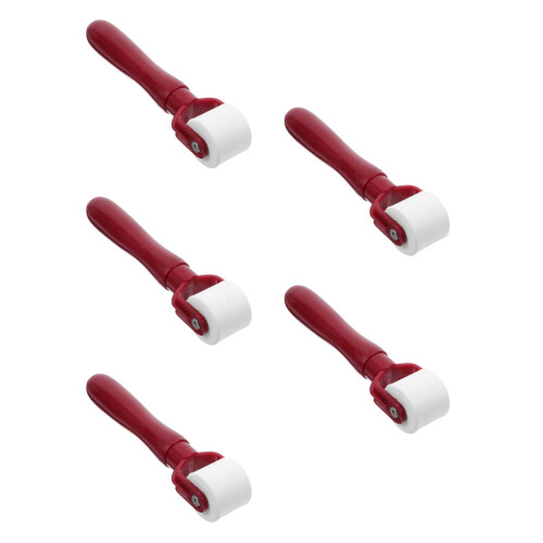 5Pièces Rouleaux Pour Papier Peint Outil Rouge PP