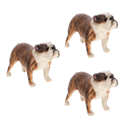 3Pièces Figurines Réalistes Pour Décor Table Bureau