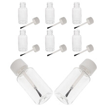 32Pièces Bouteilles Plastique Vernis À Ongles Blanches Pratiques