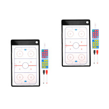 2Ensembles Tactique Hockey Réutilisable Pour Entraîneur