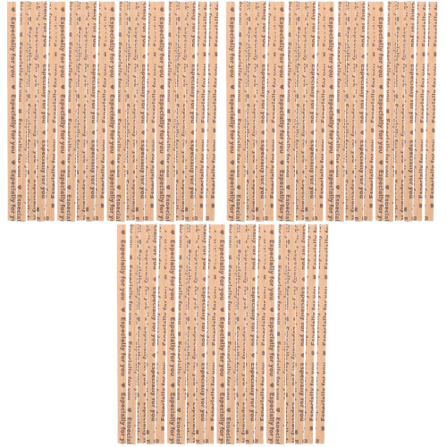 3000Pièces Attaches Kraft Flexibles Pour Cello, Pain DIY