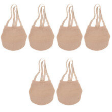 3Paires Demi-Semelles Beige Respirantes Pour Protection Pied Danse