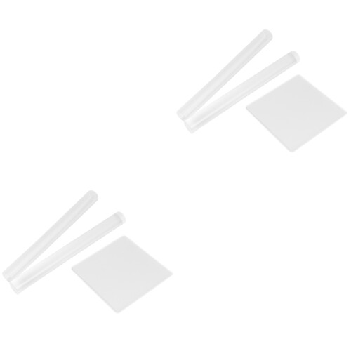 2Ensembles Outils Argile Blancs Rouleaux Plaques Robustes