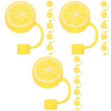 18Pièces Embouts Silicone Pour Pailles Réutilisables Décoratives