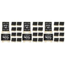 60Pièces Ardoises Miniatures Noires Effaçables Décoratives En Bois