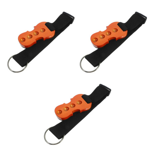 3Pièces Ancre Réglable Contrepoids Antidérapant Noir Nylon