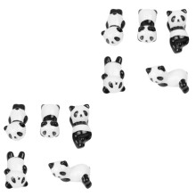 10Pièces Porte-Baguettes Céramique Style Panda Design Charmant