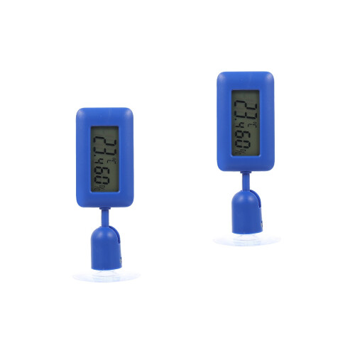 2Pièces Thermomètres Reptiles Avec Ventouse Rotative 360 Précis