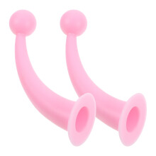 3Paires Tentacules Silicone Roses Ventouses Casque Décoratives