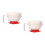 2Ensembles Bols Bébé Compléments Alimentaires Beige Silicone 1