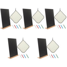 5Ensembles Tableau Noir Effaçable Bois Multiusage Maison Et Boutique