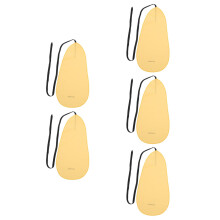 5Pièces Chiffons De Nettoyage Jaunes Pour Saxophone Clarinette Flûte