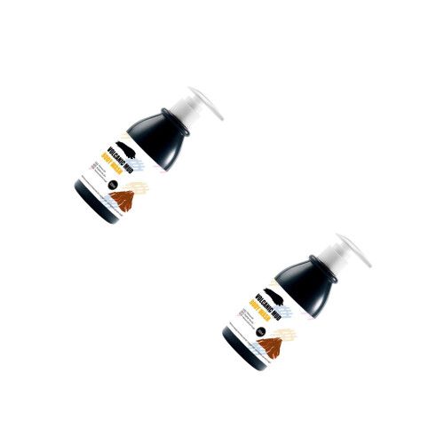 2Pièces Gel Douche Blanchissant Noir Profond Corps Usage