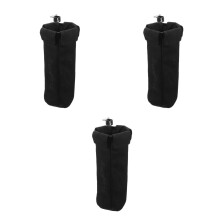 3Pièces Support De Batterie En Tissu Oxford Noir Portable