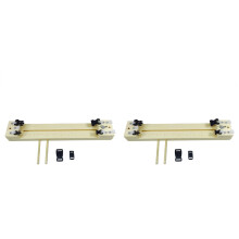2Pièces Kit Tricotage Bracelet Bois Beige Pour Corde Parachute
