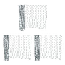 3Pièces Grillage À Poules Vert En Fer Pour Jardin