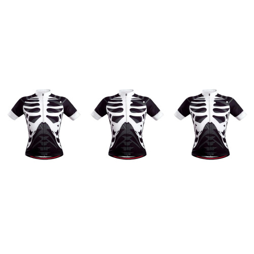 3Pièces Maillots Course Noir Respirant Usage