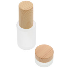 2Ensembles Flacons Multi-Usages En Verre Transparent Pour Liquides
