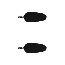 2Pièces Sacoche Noire Portable Pour Embout Flûte Et Tête De Saxophone