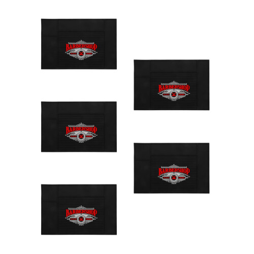 5Pièces Coussin Antidérapant Noir Silicone Rangement Outils