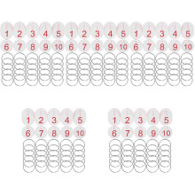 250Ensembles Étiquettes De Marquage En Et Fer Blancs