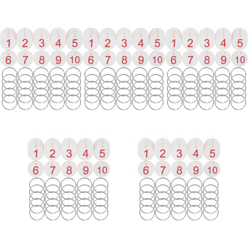 250Ensembles Étiquettes De Marquage En Et Fer Blancs