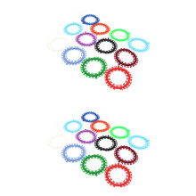 50Pièces Ligatures Dentaires Élastiques Colorées Résistantes