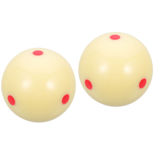 2Pièces Boules De Billard Résine Résistantes Pour Entraînement