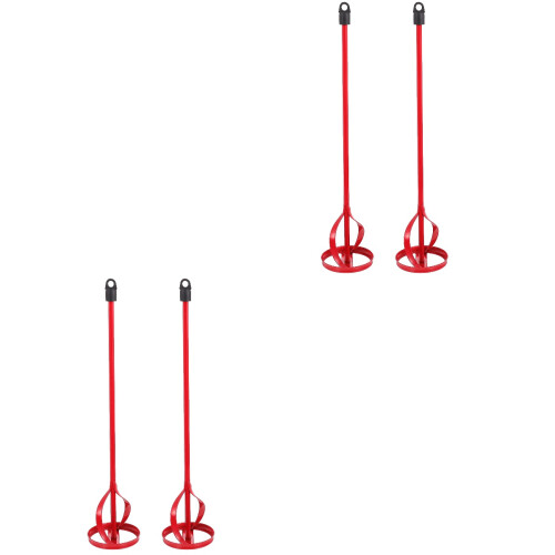 4Pièces Accessoires Rouges De Pour Peinture Mortier