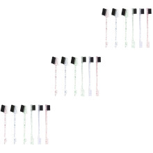 18Pièces Brosses Petites Pour Sourcils Et Ligne ABS Assorties