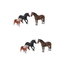 6Pièces Modèles Chevaux Simulés Décorations De Bureau Éducatives