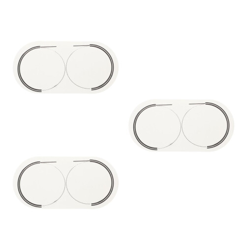 3Pièces Patch Drum Double Pédale Résistant À Usage Répété