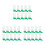 30Pièces Distributeur Perroquet Vert Installation Simple 1