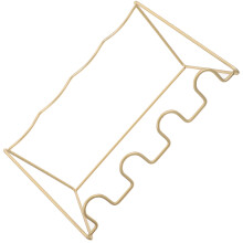 Metalen Wijnfleshouder Goud Voor Veilige En Wijnopslag
