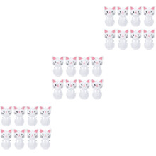 24Pièces Clips Multiples Blancs Chats Pour Fermeture Sacs