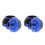 4Pièces Coupelles Fourche Alliage Noir Durable 1
