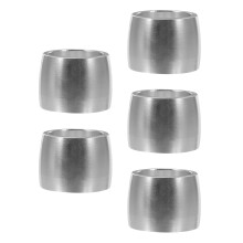 5Pièces Ligatures Métal Pour Clarinette Argentées Accessoires Solides