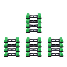 16Pièces Support Haltères Vert ABS Résistant Pour Rangement Gym