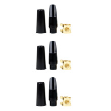3Ensembles Kit Saxophone Alto Noir Ligature Durable Et Cap Protection