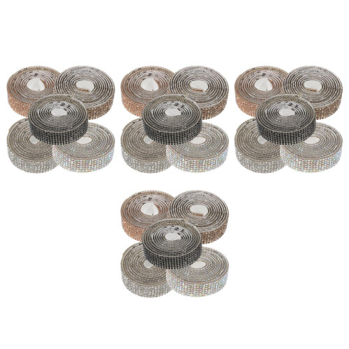 20Rouleaux Ruban Strass Auto-Adhésif Pour Décoration DIY